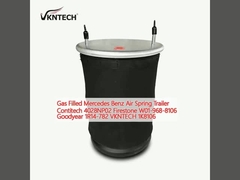 গ্যাস ভরা মার্সিডিজ বেঞ্জ এয়ার স্প্রিং ট্রেলার কন্টিটেক 4028NP02 ফায়ারস্টোন W01-968-8106 Goodyear 1R14-782 VKNTECH 1K8106