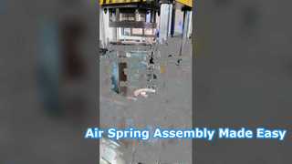কিভাবে এয়ার স্প্রিং টপ প্লেট accemblied করা হবে? Vkntech কর্মশালা পরিদর্শন করতে আসা