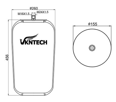 মের্সেডস বেনজ এ ৯৪৬ এর জন্য ট্রাক এয়ার স্প্রিং।320.39.21 Contitech 4737NP22 VKNTECH দ্বারা প্রতিস্থাপন 1K4757SA MERCEDES BENZ A 946.320.39.21 Contitech 4737NP22 পিস্টন ছাড়া