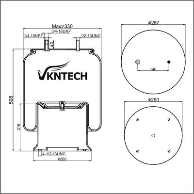 TRAILER AIR SPRING NEWAY 90557103 Contitech 11 10.5-22 S 750 Firestone W01-358-5505 1T19L-12 Goodyear 1R14-113 566283030 VKNTECH 1K5505 দ্বারা প্রতিস্থাপিত